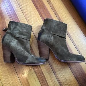 Rag and Bone suede Booties